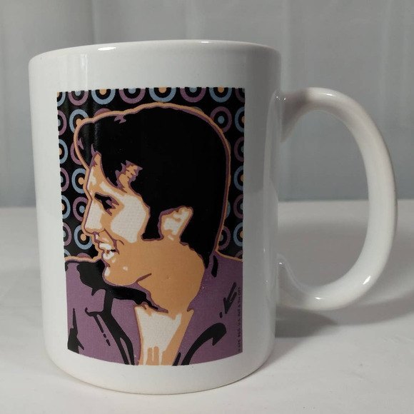 ELVIS Mugs | Two Matching | Never Used | Free USA Shipping - Picture 2 of 7